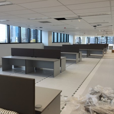 ABC Melbourne Temporary Office - desks, chairs and room dividers hire & rental.